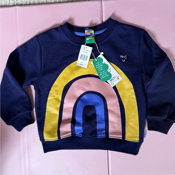 MonCoeur | NWT | Rainbow Kid Sweatshirt - Picture 3 of 3